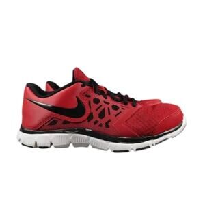 Nike Shoes Kids 6 Sneakers Athletic Flex Supreme TR4 Trainers Youth Red Black